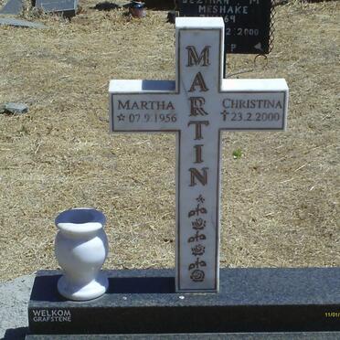 MARTIN Martha Christina 1956-2000