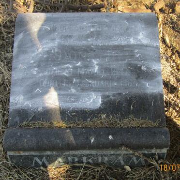 MARKRAM Donald 1947-1964