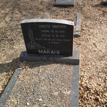 MARAIS Christo Smartryk 1926-1982
