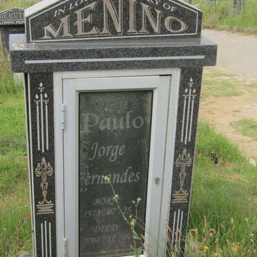 MENINO Paulo Jorge Fernandes 1973-2008