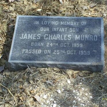 MUNRO James Charles 1959-1959