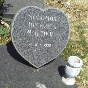 MULDER Solomon Johannes 1933-1993