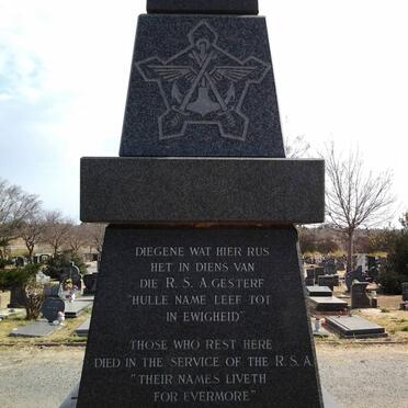 2. Gesterf in diens van RSA