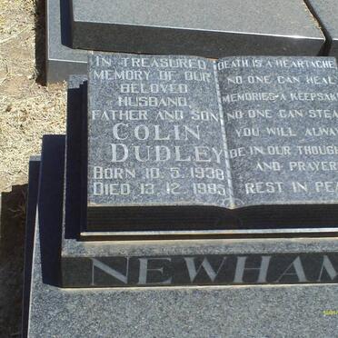 NEWHAM Colin Dudley 1938-1985