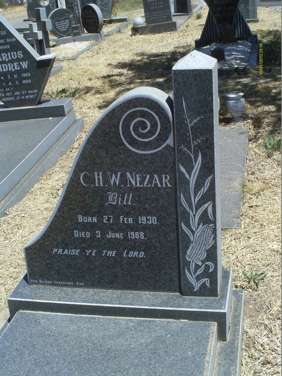 NEZAR C.H.W. 1930-1988