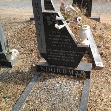 NOORDMAN Annelie 1952-1983