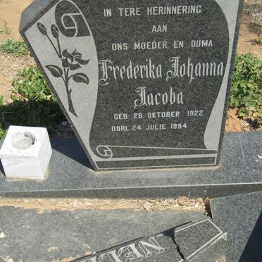 NELL Frederika Johanna Jacoba 1922-1994