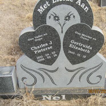 NEL Charles J. Pieterse 1932-2006 &amp; Gertruida Elizabeth 1940-