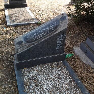 NAUDE Terrance Raymond 1948-1981