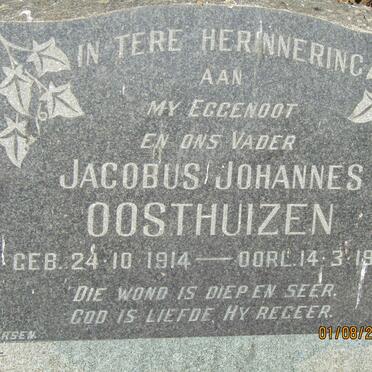 OOSTHUIZEN Jacobus Johannes 1914-1971
