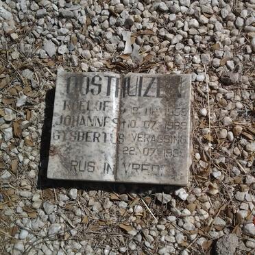 OOSTHUIZEN Paulus Nicholaas Harmse 1965-1992 :: OOSTHUIZEN Roelof Johannes Gysbertus 1955-1999