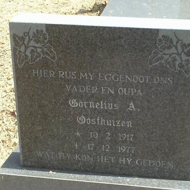 OOSTHUIZEN Cornelius A. 1917-1977