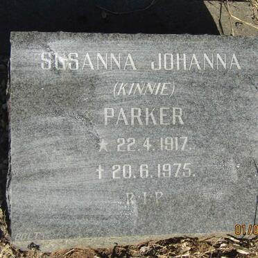 PARKER Susanna Johanna 1917-1975