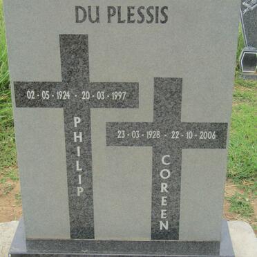 PLESSIS Philip, du 1924-1997 &amp; Coreen 1928-2006