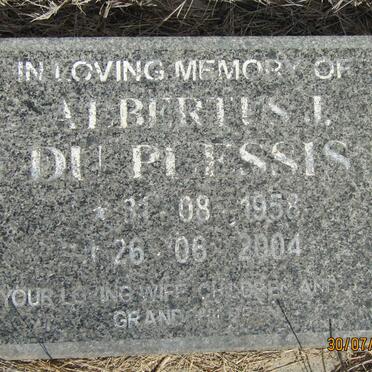 PLESSIS Albertus J., du 1958-2004