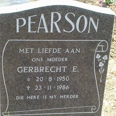 PEARSON Gerbrecht E. 1950-1986