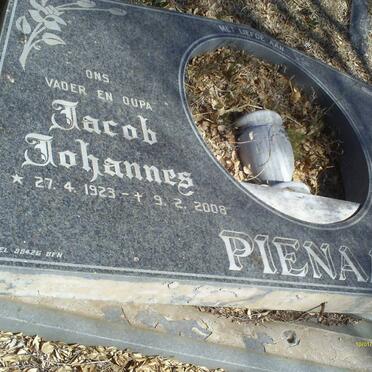 PIENAAR Jacob Johannes 1923-2008 &amp; Esther Naomi 1922-1984