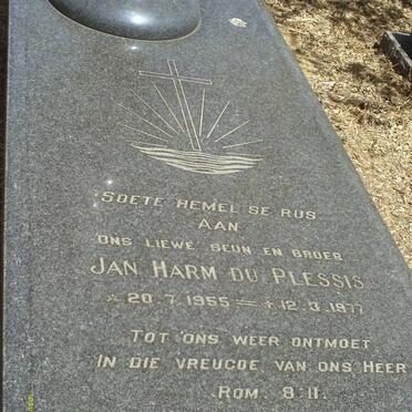 PLESSIS Jan Harm, du 1955-1977