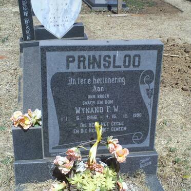 PRINSLOO Wynand F.W. 1956-1990