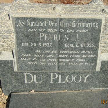 PLOOY Petrus J., du 1937-1955