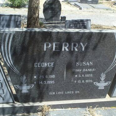 PERRY George 1918-1995 &amp; Susan BANKS 1926-1976
