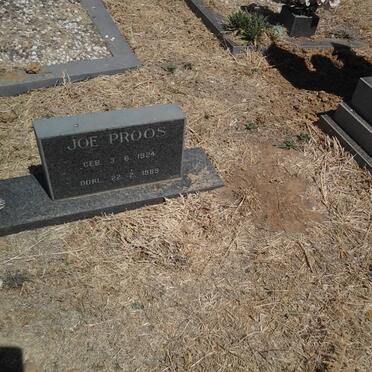 PROOS Joe 1924-1989