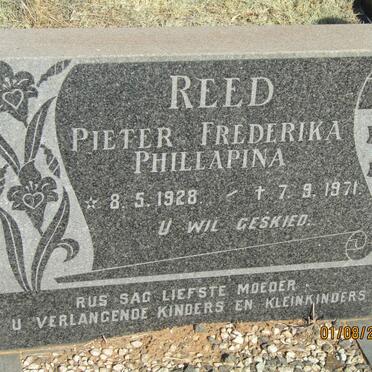 REED Pieter Frederika Phillapina 1928-1971
