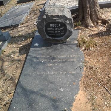 ROODT Barend Johannes 1931-1980