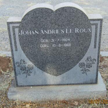 ROUX Johan Andries, le 1904-1968