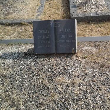 RIES Charles Liversage 1902-1963 &amp; Helena Hendrina COETZEE 1896-1967 