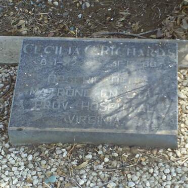 RICHARDS Cecilia C. 1922-1966