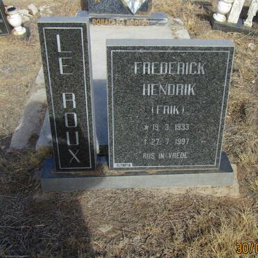 ROUX Frederick Hendrik, le 1933-1997