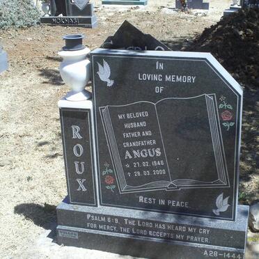 ROUX Angus 1946-2000