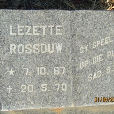 ROSSOUW Lezette 1967-1970
