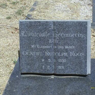 ROOS Ockert Rudolph 1930-1971