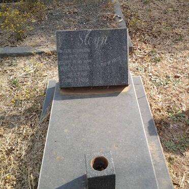 STEYN Andries Stephanus 1901-1964