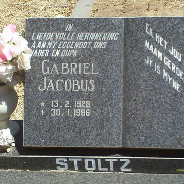STOLZ Gabriel Jacobus 1928-1986