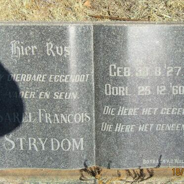 STRYDOM Sarel Francois 1927-1960