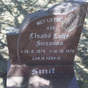 SMIT Elsabe Lotje Susanna 1975-1978