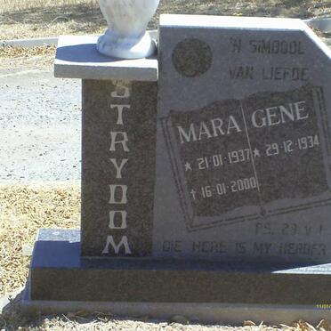 STRYDOM Gene 1934- &amp; Mara 1937-2000