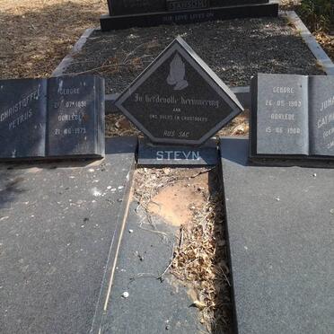 STEYN Christoffel Petrus 1891-1979 &amp; Johanna Catharina nee SMIT 1903-1980
