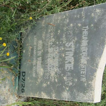 STEYN Theunis Johan 1952-2007