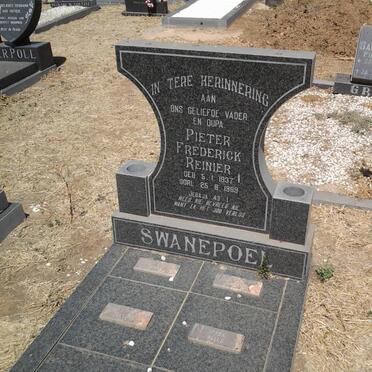 SWANEPOEL Pieter Frederick Reinier 1927-1989