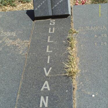 SULLIVAN Frank Jacobus 1909-1989 &amp; Susanna Maria SMIT 1913-1985
