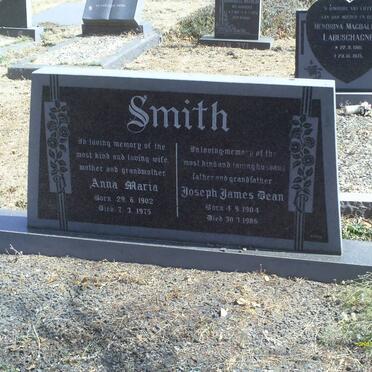 SMITH Joseph James Dean 1904-1986 &amp; Anna Maria 1902-1975
