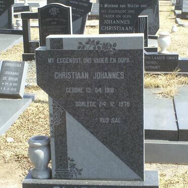 SLABBERT Christiaan Johannes 1918-1978