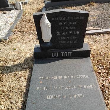TOIT Schalk Willem, du 1941-1981