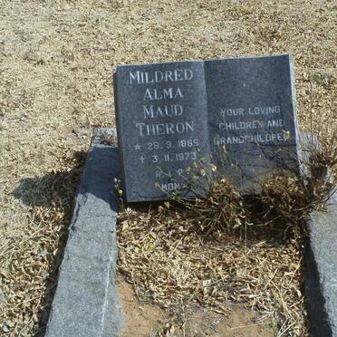 THERON Mildred Alma Maud 1885-1973