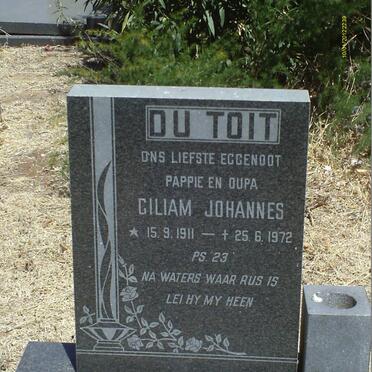 TOIT Giliam Johannes, du 1911-1972