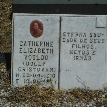 VOSLOO Catherine Elizabeth nee CRISTOVAM 1910-1977